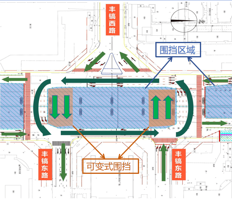 西安這里施工圍擋<strong></p>
<p>pvc圍擋</strong>！繞行路線→:pvc圍擋